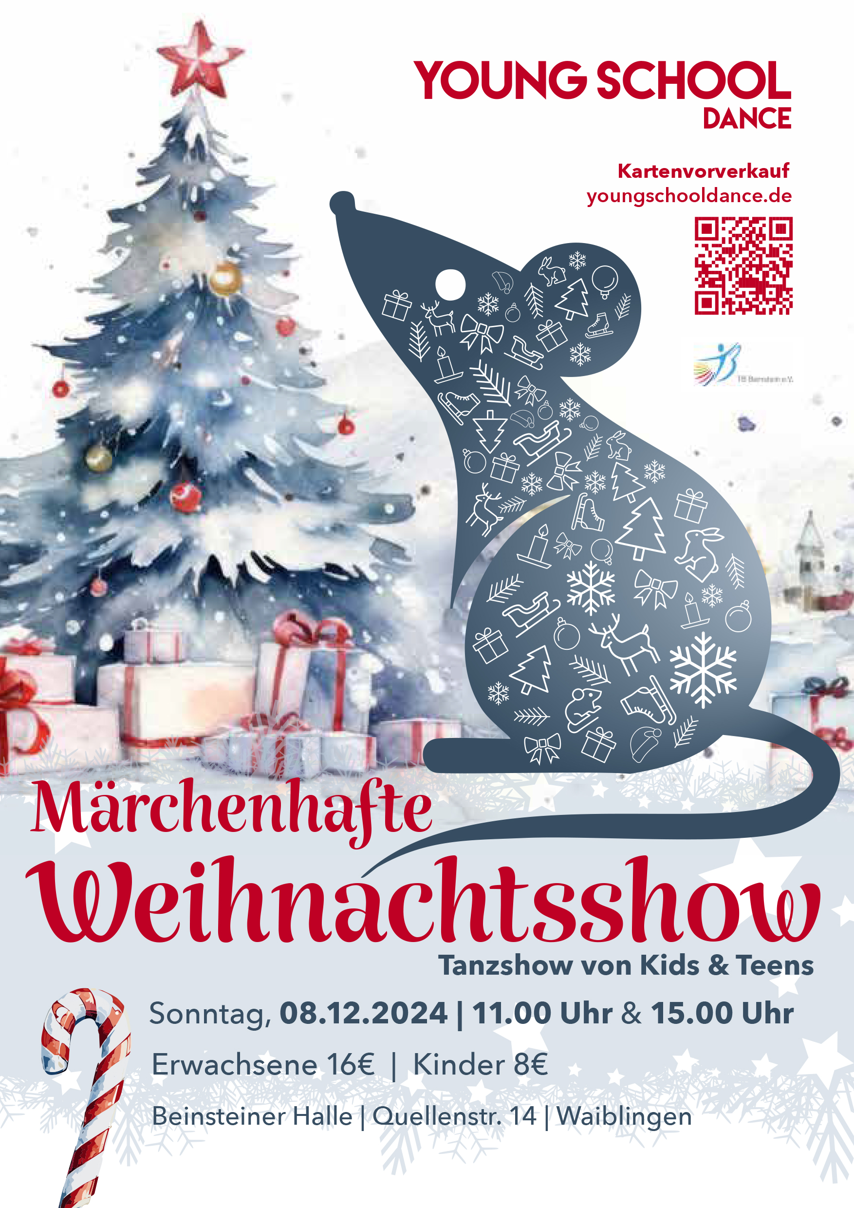 YoungSchoolDance Weihnachtsschow2024 print Assets RZ Seite1