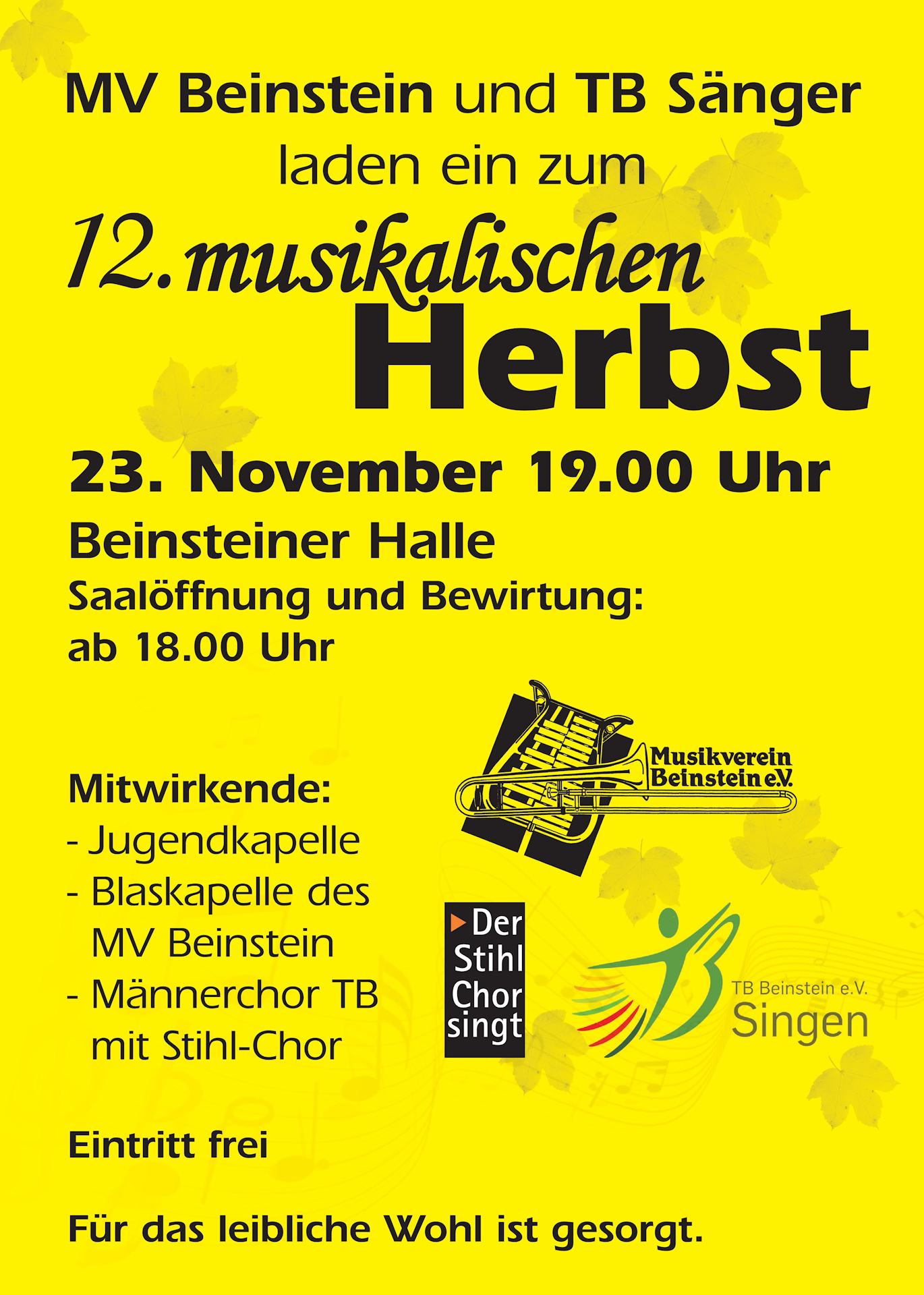 2024 Musikal Herbst Plakat