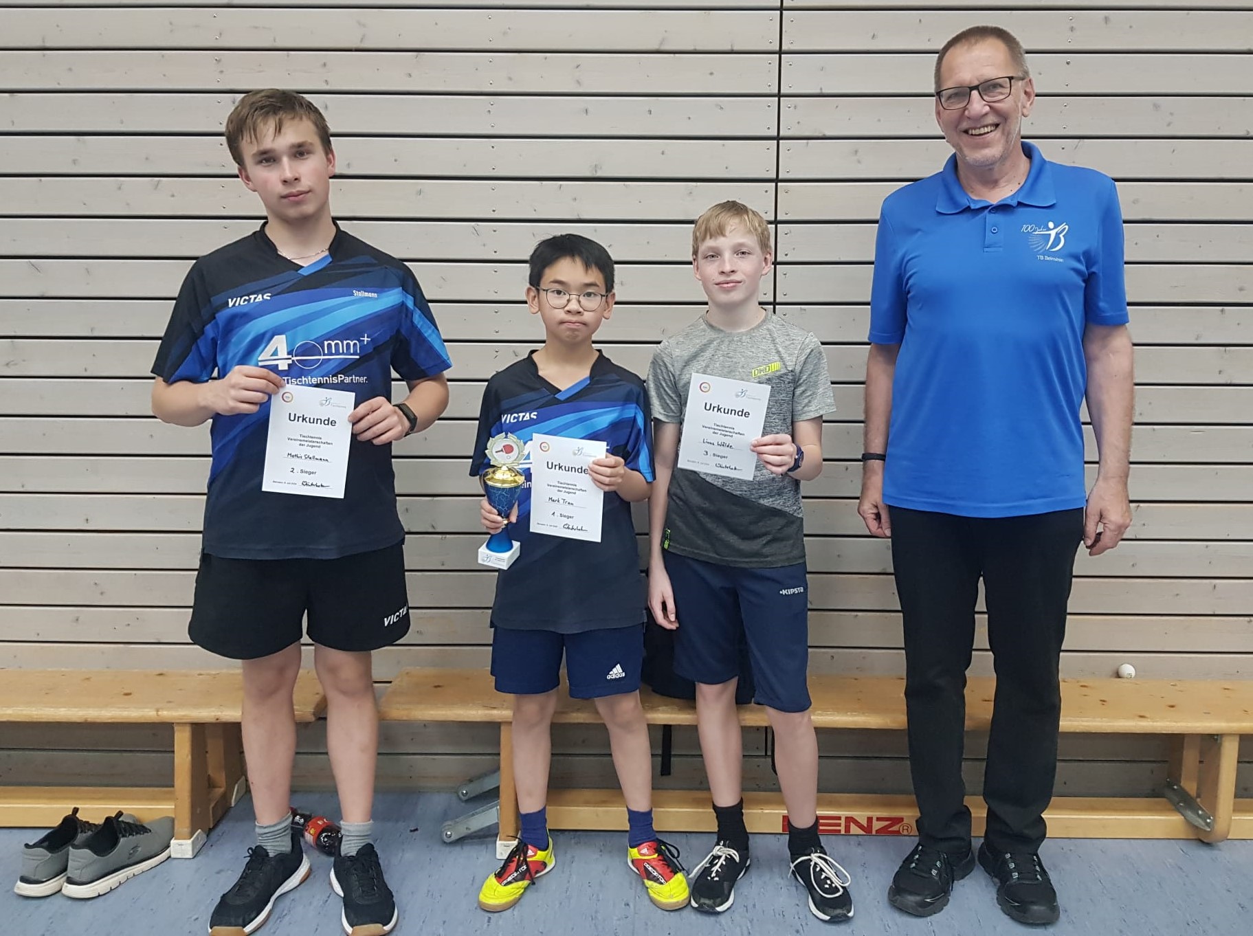 TT VM Jugend 2024 Erstplatzierte